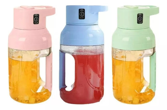 Licuadora Recargable Portátil 1.5L: ¡Tu aliada para batidos y jugos en cualquier lugar!